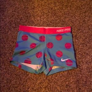 Pink and Blue Nike Spandex